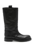 Main View - Click To Enlarge - ANN DEMEULEMEESTER - Bente Mid Calf Leather Boots