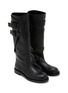 Detail View - Click To Enlarge - ANN DEMEULEMEESTER - Ulpu Soft Leather Tall Biker Boots