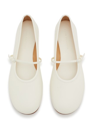 Detail View - Click To Enlarge - DEAR FRANCES - Winter Balla Leather Mary Jane Flats