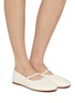 Figure View - Click To Enlarge - DEAR FRANCES - Winter Balla Leather Mary Jane Flats