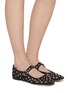 Figure View - Click To Enlarge - SAM EDELMAN - Michaela Mesh Mary Jane Flats