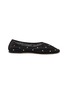 Main View - Click To Enlarge - DEAR FRANCES - Studs Embellished Mesh Ballerina Flats