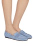 Figure View - Click To Enlarge - DEAR FRANCES - Drew Denim Loafers