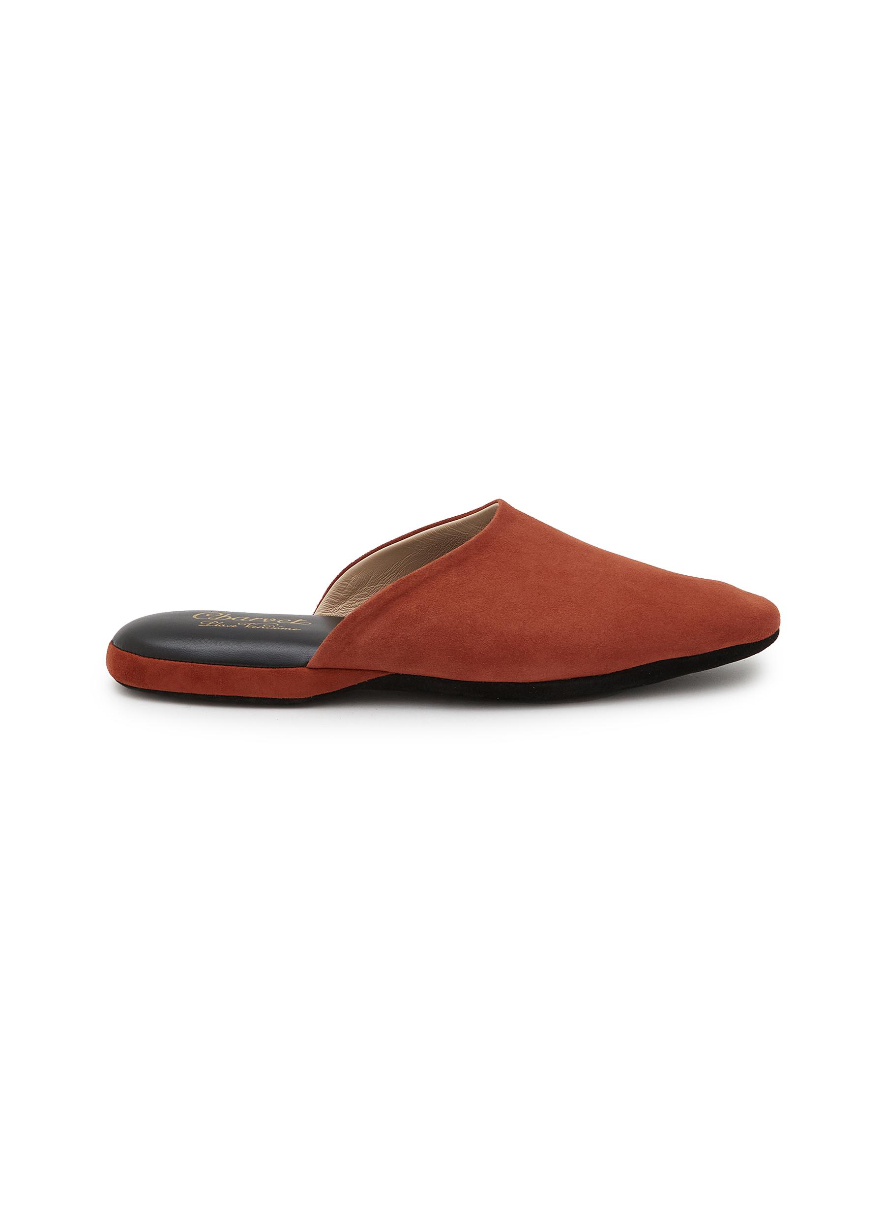 CHARVET PLACE VENDÔME | Suede Slippers | Women | Lane Crawford