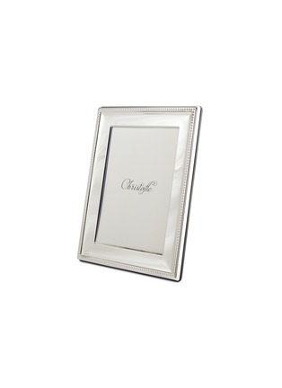 Main View - Click To Enlarge - CHRISTOFLE - Perles Silver Plated Picture Frame