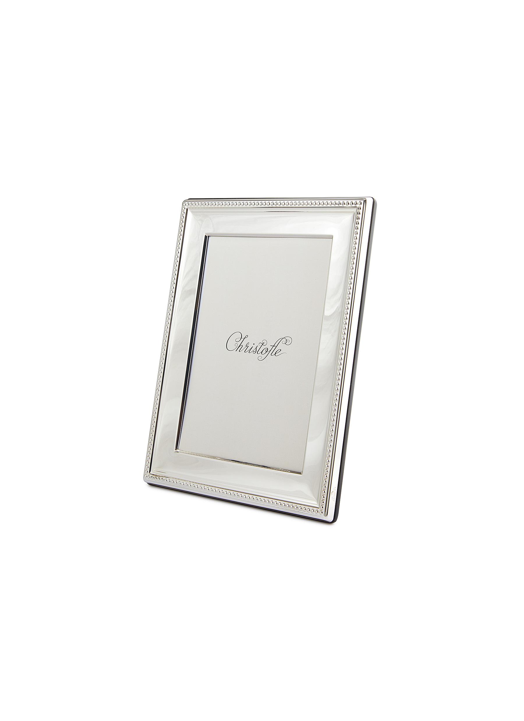 CHRISTOFLE | Perles Silver Plated Picture Frame | Lane Crawford