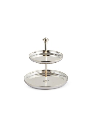 Main View - Click To Enlarge - CHRISTOFLE - Albi 2-Tier Silver Plated Pastry Stand