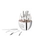 Detail View - Click To Enlarge - CHRISTOFLE - Mood 24-Piece Silver Plated Flatware Set with Chest