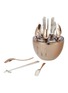 Detail View - Click To Enlarge - CHRISTOFLE - Mood Asia Precious 24-Piece Rose Gold Silver Plated Flatware Set