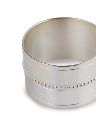 Detail View - Click To Enlarge - CHRISTOFLE - Perles Silver Plated Napkin Ring