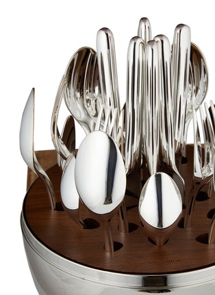 Detail View - Click To Enlarge - CHRISTOFLE - Mood Easy 24-Piece Silver Plated Flatware Set