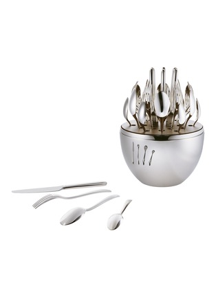 Detail View - Click To Enlarge - CHRISTOFLE - Mood Easy 24-Piece Silver Plated Flatware Set