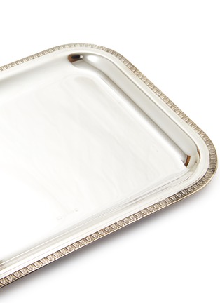 Detail View - Click To Enlarge - CHRISTOFLE - Malmaison Silver Plated Rectangular Tray