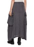 Back View - Click To Enlarge - Y'S - Striped Cargo Skirt