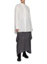 Figure View - Click To Enlarge - Y'S - Striped Cargo Skirt