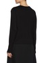 Back View - Click To Enlarge - Y'S - Contrast Trim Cotton Jersey Cardigan