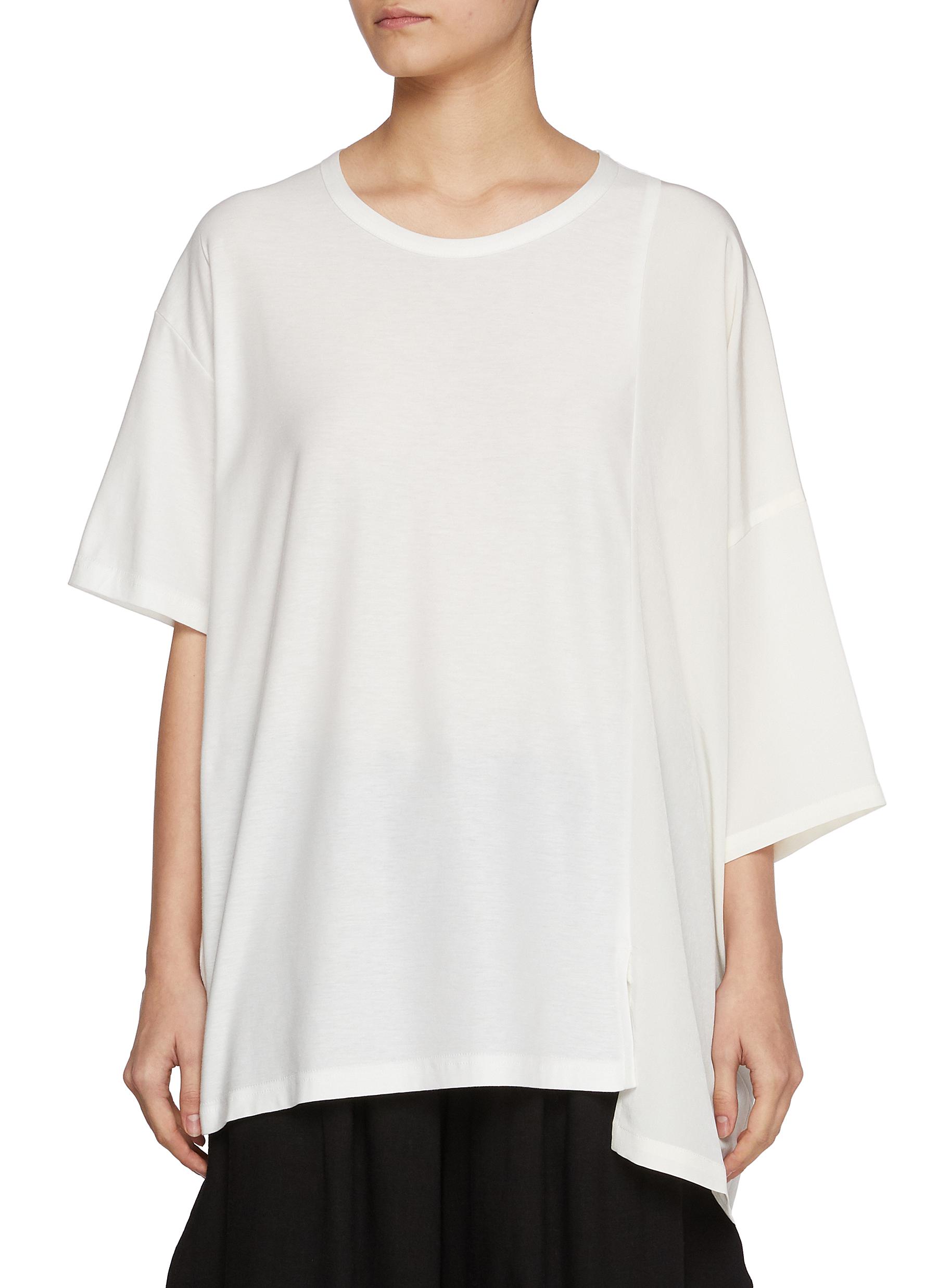 新品 LOGO OVERT-SHIRT with PEARL ホワイト JOSEMOON LOGO OVER TSHIRT with PEARL/ジョゼムーンロゴ