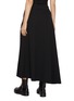 Back View - Click To Enlarge - Y'S - Asymmetric Flare Tailored Wool Skirt