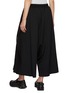 Back View - Click To Enlarge - Y'S - Mesh Panel Draped Wool Pants