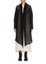 Main View - Click To Enlarge - Y'S - Irregular Mesh Long Cardigan