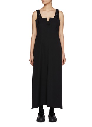 Main View - Click To Enlarge - Y'S - Button Strap Overall Dress