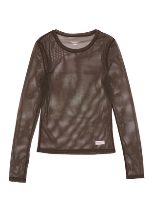 Main View - Click To Enlarge - ALEXANDERWANG - Bodycon Long Sleeve T-Shirt