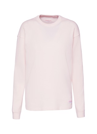 Main View - Click To Enlarge - ALEXANDERWANG - Long Sleeve Waffle Knit T-Shirt