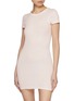 Figure View - Click To Enlarge - ALEXANDERWANG - Short Sleeve Crewneck Cotton Dress