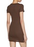 Front View - Click To Enlarge - ALEXANDERWANG - Short Sleeve Crewneck Cotton Dress