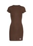 Main View - Click To Enlarge - ALEXANDERWANG - Short Sleeve Crewneck Cotton Dress