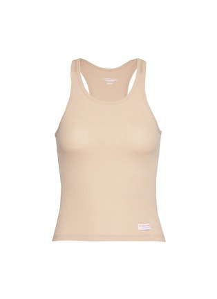 Main View - Click To Enlarge - ALEXANDERWANG - Classic Ribbed Racerback Cotton Tank Top