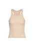 Main View - Click To Enlarge - ALEXANDERWANG - Classic Ribbed Racerback Cotton Tank Top