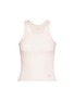 Main View - Click To Enlarge - ALEXANDERWANG - Classic Ribbed Racerback Cotton Tank Top