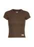 Main View - Click To Enlarge - ALEXANDERWANG - Short Sleeve Crewneck Cotton T-Shirt