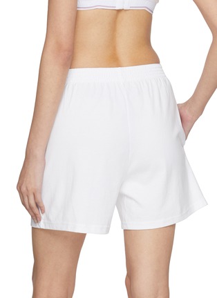 Front View - Click To Enlarge - ALEXANDERWANG - Elastic Waist Cotton Shorts