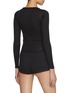 Front View - Click To Enlarge - ALEXANDERWANG - Crystal Hotfix Crewneck Cotton T-Shirt