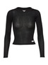 Main View - Click To Enlarge - ALEXANDERWANG - Crystal Hotfix Crewneck Cotton T-Shirt