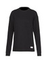 Main View - Click To Enlarge - ALEXANDERWANG - Crystal Hotfix Long Sleeve Waffle Knit T-Shirt