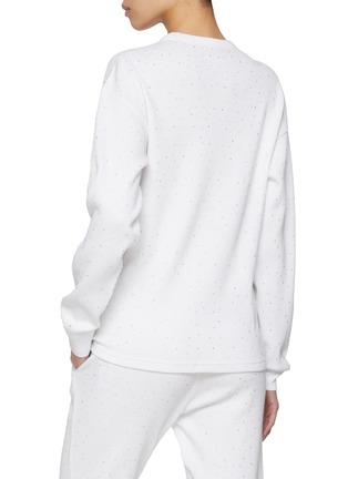 Front View - Click To Enlarge - ALEXANDERWANG - Bodywear Embellished Waffle Knit Sweater