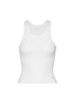 Main View - Click To Enlarge - ALEXANDERWANG - Bodywear Embellished Racer Cotton Tank Top