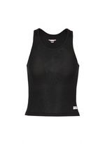 ALEXANDERWANG | Crystal Hotfix Cotton Racer Tank Top | Women