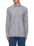 Main View - Click To Enlarge - LUIGI BORRELLI - NAPOLI - Rio Spread Collar Striped Cotton Shirt