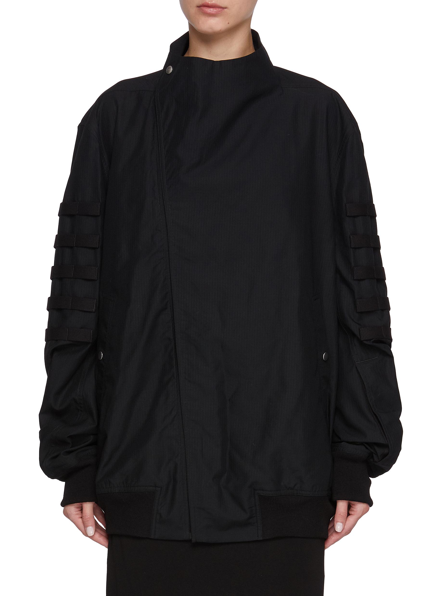 RICK OWENS | Anthem Asymmetrical Bomber Jacket | Women