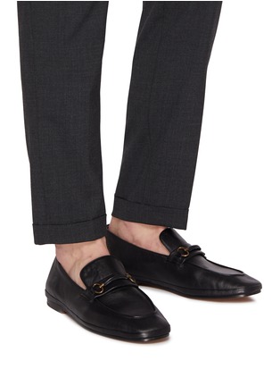 Figure View - Click To Enlarge - HENDERSON - Marcus Leather Loafers