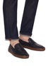 Figure View - Click To Enlarge - HENDERSON - Sifonos Leather Loafers