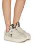 Figure View - Click To Enlarge - RICK OWENS DRKSHDW - X Converse Turbowpn Leather Women's Sneakers