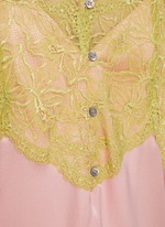 残り僅か！【DRIES VAN NOTEN】シースミディドレス Dries van Noten 2014 S/S Floral Cream Net Dress