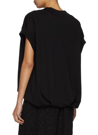 Back View - Click To Enlarge - DRIES VAN NOTEN - Hann V-neck Cotton Top