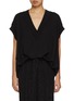 Main View - Click To Enlarge - DRIES VAN NOTEN - Hann V-neck Cotton Top