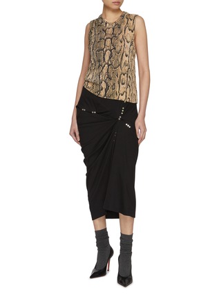 Figure View - Click To Enlarge - DRIES VAN NOTEN - Tamba Snake Print Knit Top